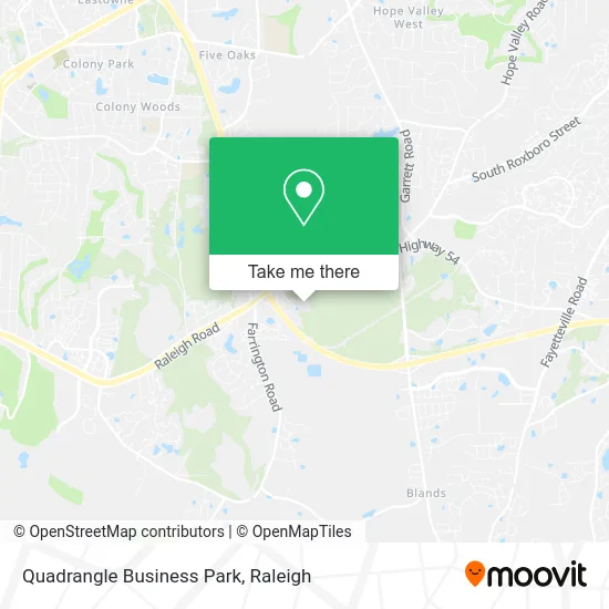 Quadrangle Business Park map