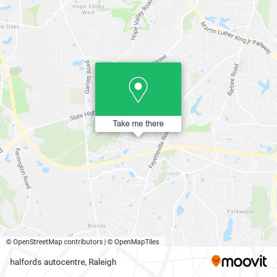 halfords autocentre map