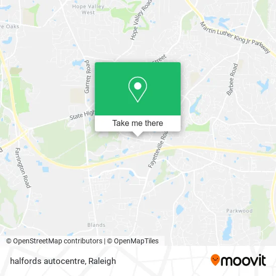 halfords autocentre map