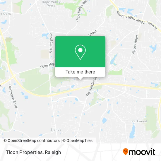 Ticon Properties map