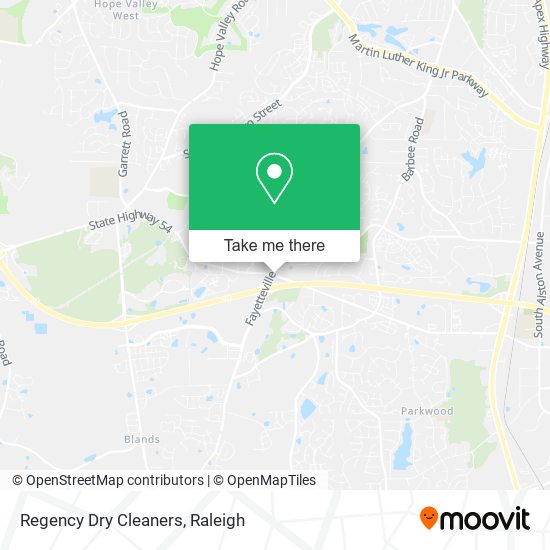 Regency Dry Cleaners map