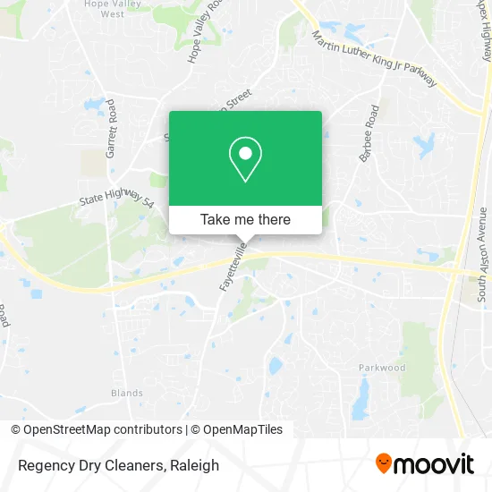 Regency Dry Cleaners map