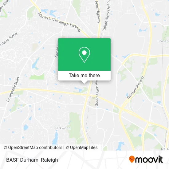 BASF Durham map