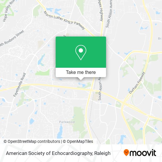 American Society of Echocardiography map