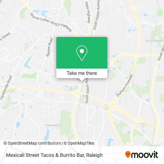 Mexicali Street Tacos & Burrito Bar map