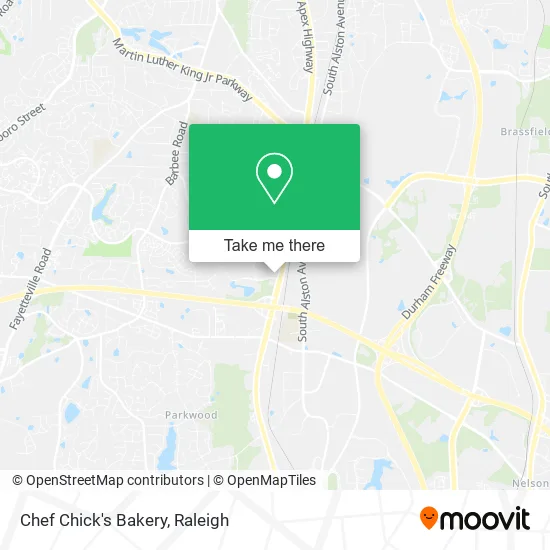 Chef Chick's Bakery map