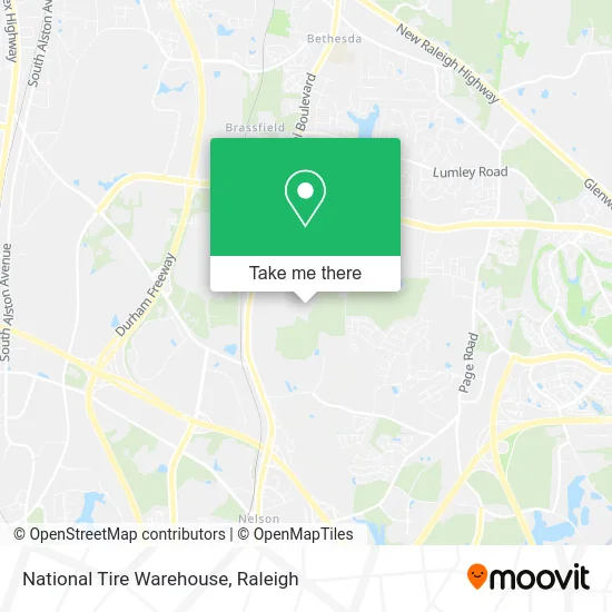 National Tire Warehouse map