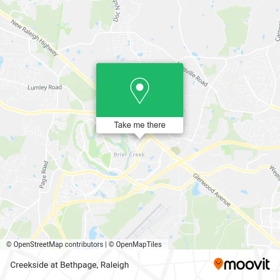 Creekside at Bethpage map