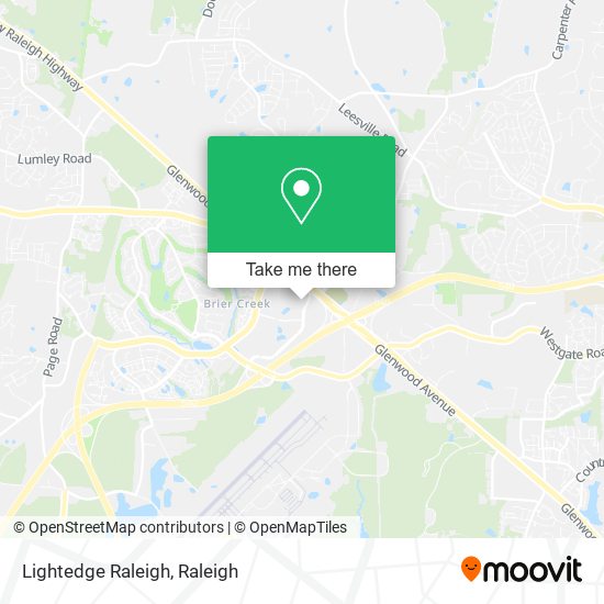 Mapa de Lightedge Raleigh