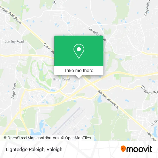 Mapa de Lightedge Raleigh