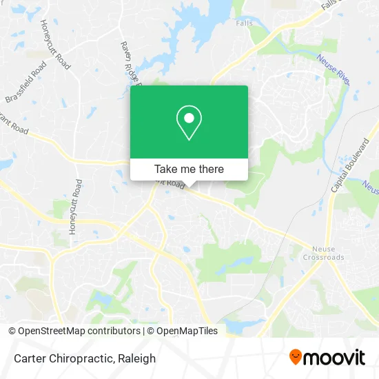 Carter Chiropractic map