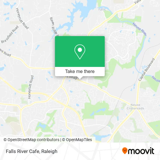 Falls River Cafe map
