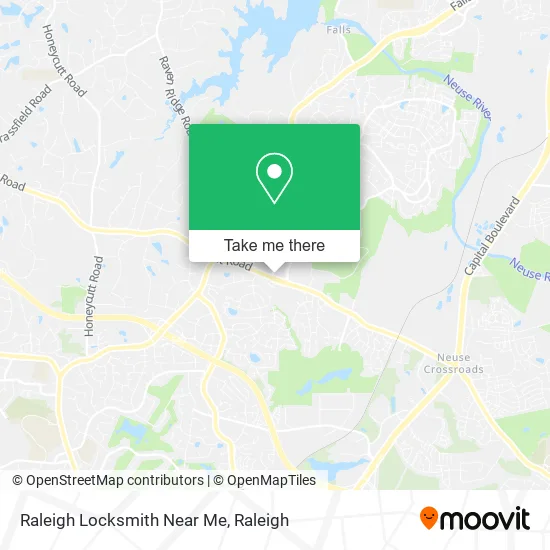 Raleigh Locksmith Near Me map
