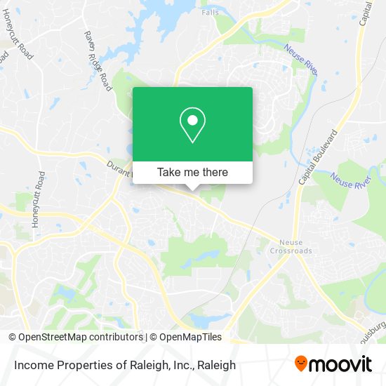 Income Properties of Raleigh, Inc. map