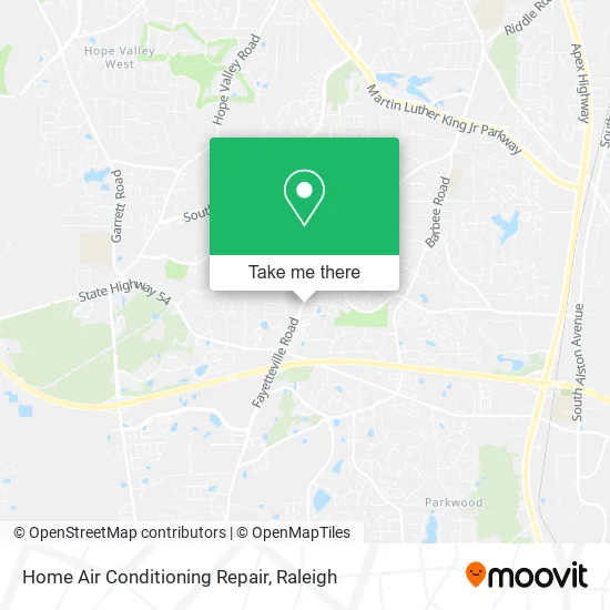 Home Air Conditioning Repair map