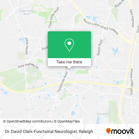 Dr. David Clark-Functional Neurologist map