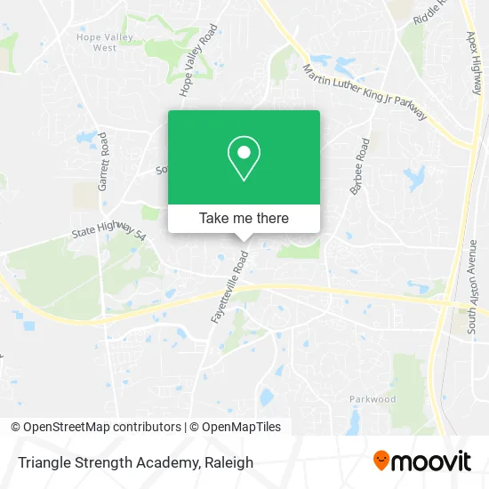 Triangle Strength Academy map