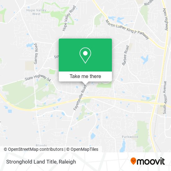 Stronghold Land Title map