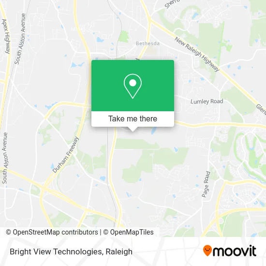 Bright View Technologies map