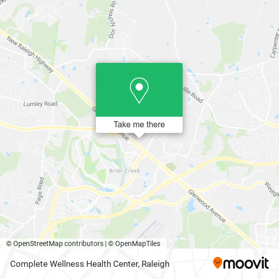 Complete Wellness Health Center map