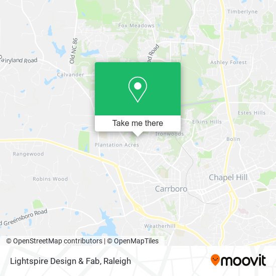 Lightspire Design & Fab map