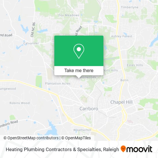 Mapa de Heating Plumbing Contractors & Specialties