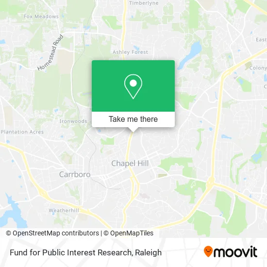 Fund for Public Interest Research map