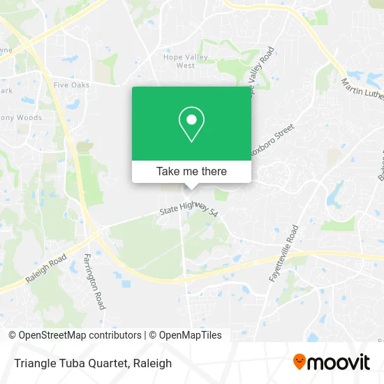 Triangle Tuba Quartet map