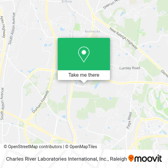 Charles River Laboratories International, Inc. map