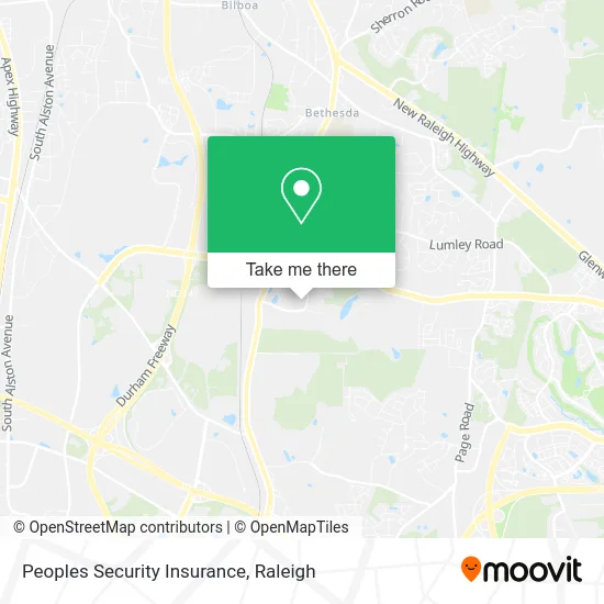 Peoples Security Insurance map