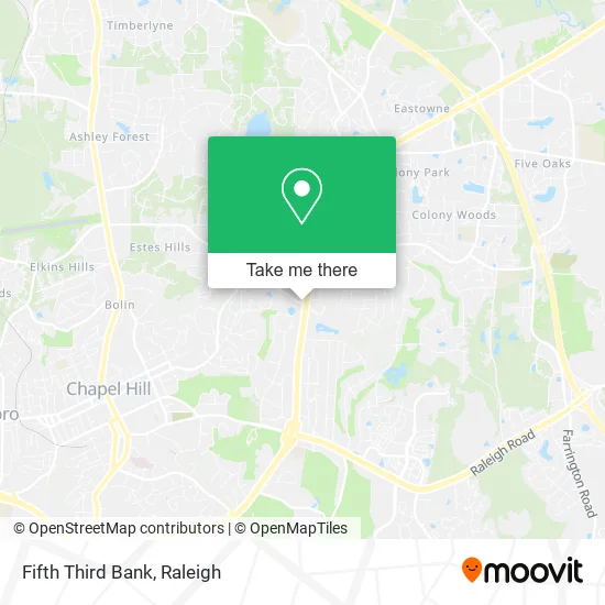 Fifth Third Bank map