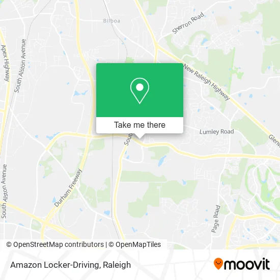 Amazon Locker-Driving map