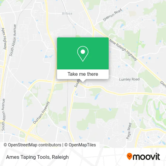 Ames Taping Tools map