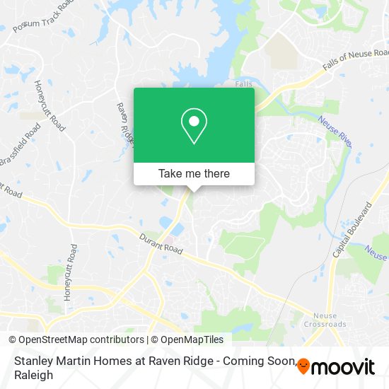 Stanley Martin Homes at Raven Ridge - Coming Soon map
