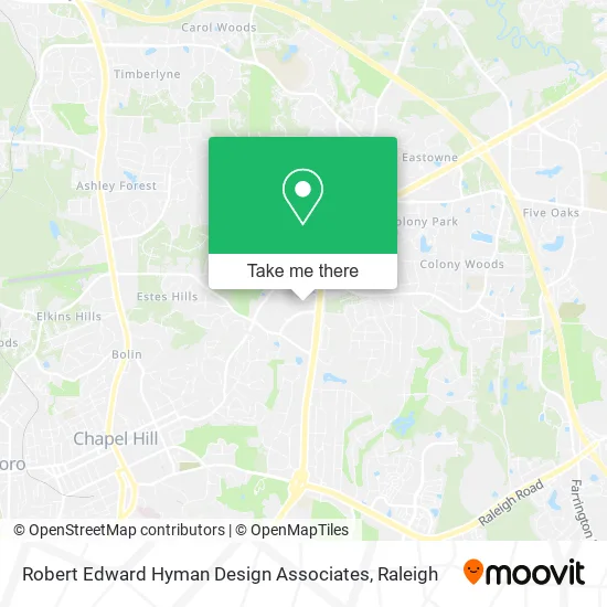 Robert Edward Hyman Design Associates map