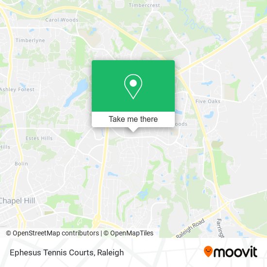 Mapa de Ephesus Tennis Courts