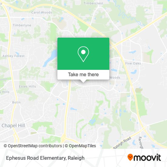 Ephesus Road Elementary map