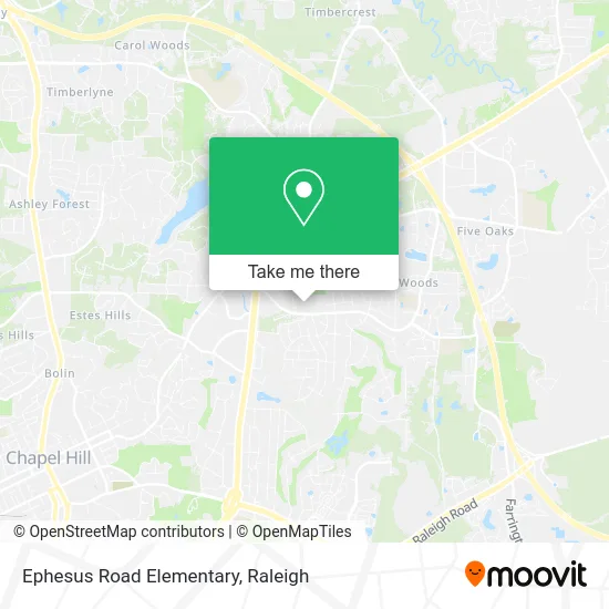 Ephesus Road Elementary map