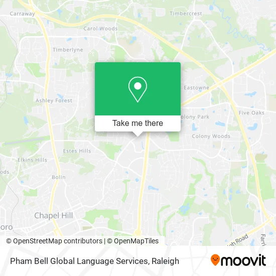 Pham Bell Global Language Services map