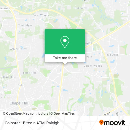 Coinstar - Bitcoin ATM map