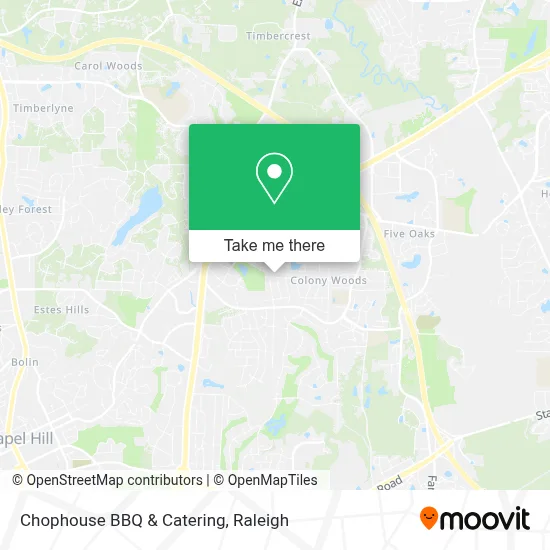 Chophouse BBQ & Catering map
