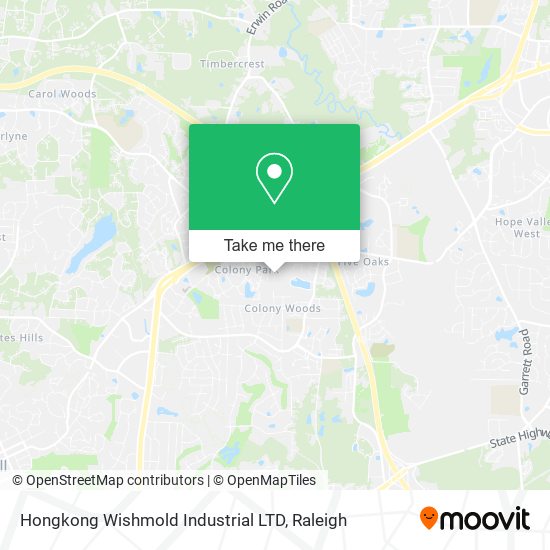 Mapa de Hongkong Wishmold Industrial LTD