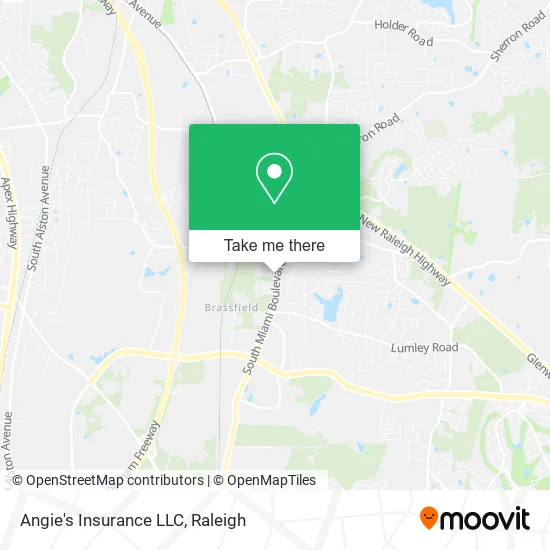 Angie's Insurance LLC map