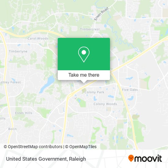 United States Government map