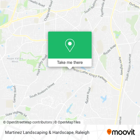 Martinez Landscaping & Hardscape map