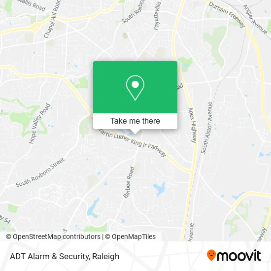 ADT Alarm & Security map