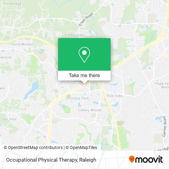 Occupational Physical Therapy map