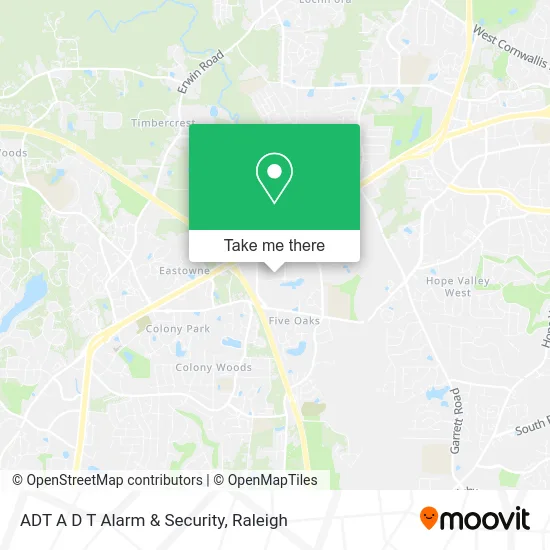 ADT A D T Alarm & Security map