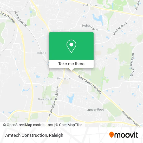 Amtech Construction map