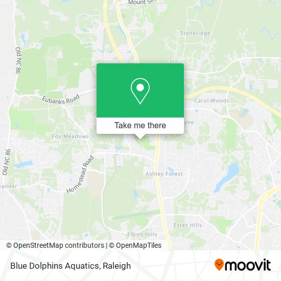 Blue Dolphins Aquatics map